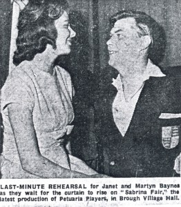 Sabrina Fair, 1961. Our very first production.